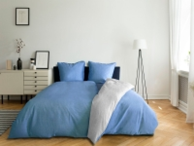 Castell Satin Bettwäsche »Uni Melange«, 135x200 cm oder 155x220 cm, au 19.99 €