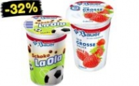 Bauer Fruchtjoghurt 0.44 €