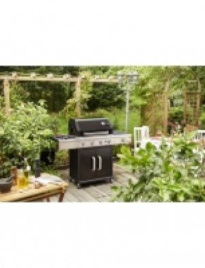 Gasgrill, Grillfläche: 65 x 44 cm, mit Unterschrank