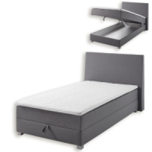 Boxspringbett - grau - H2 - verschiedene Größen