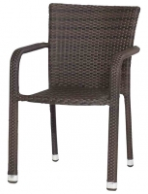 Hagebau  Stapelsessel »Minas«, BxTxH: 56 x 60 x 83 cm, Polyrattan