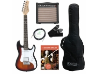 Lidl Rocktile Rocktile Sphere Junior E-Gitarre 3/4 Sunburst SET inkl. Verstärker, Ka