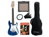 Lidl Rocktile Rocktile Sphere Junior E-Gitarre 3/4 Blau SET inkl. Verstärker, Kabel 