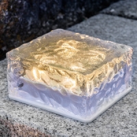 Norma I Glow Solar-Glas-Leuchtstein