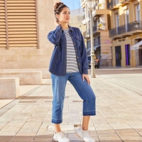 NKD  Damen-Jeans mit offener Saumkante
