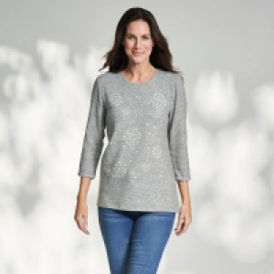 NKD  Damen-Pullover mit Schmuckperlen