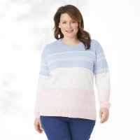 NKD  Damen-Pullover mit Streifendesign, große Größen