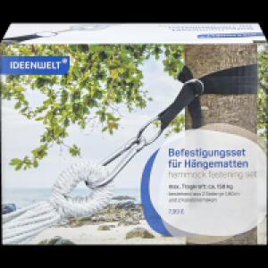 Befestigungsset für Hängematten 7.99 €