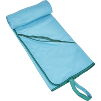 Rossmann Ideenwelt Fitness-Handtuch mit Tasche blau/grün