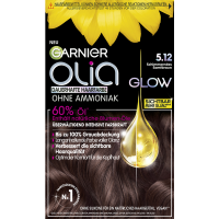 Rossmann Garnier Olia Glow Dauerhafte Haarfarbe 5.12 Schimmerndes Samtbraun