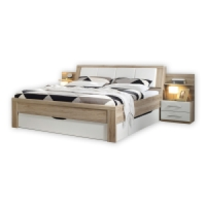 Bett - San Remo Eiche - mit Nachttischen und Staukasten - 180x200 cm 799.00 €