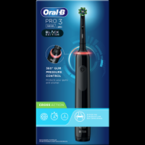 Oral B Pro 3 3000 Cross Action Elektrische Zahnbürste Black Edition