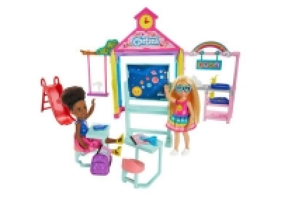 Barbie Chelsea Schule mit Puppe Spielset