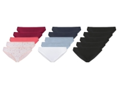 ESMARA® Damen Minislips, 5 Stück, mit Baumwolle 5.99 €