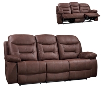 Roller  3-Sitzer-Sofa - dunkelbraun - Relaxfunktion