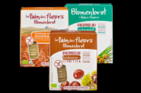 Denns Blumenbrot Le Pain De Fleurs Vegane Brot-Schnitten