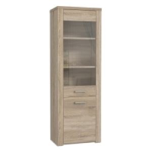 Roller  Vitrine - Sonoma Eiche - 198 cm hoch