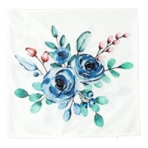 Kissenhülle mit Blumendesign, ca. 50x50cm 2.09 €