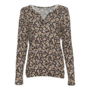 NKD  Damen-Langarmshirt mit V-Ausschnitt