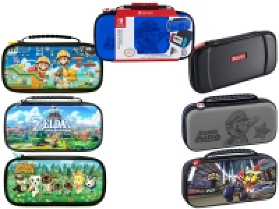 Bigben Nintendo Switch Travel Case, Transporttasche inkl. 1x4-Spiele-G 17.99 €