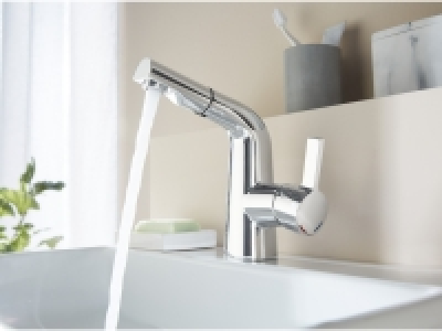 Livarno Home Wassersparende Waschtischarmatur mit herausziehbarer Haar 34.99 €
