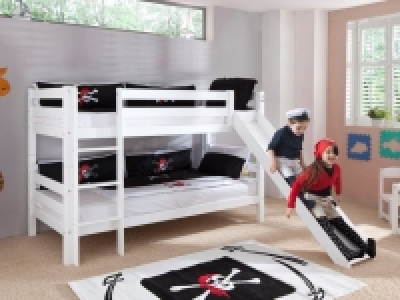 Relita Etagenbett Hochbett Kinderbett BENI Buche massiv mit Rutsche 549.00 €