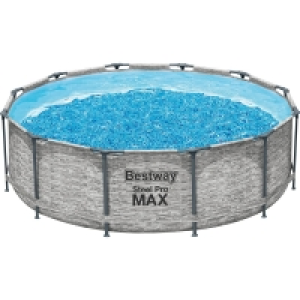 Bestway Stahlrahmenpool Steel Pro MAX Ø 366 cm x 100 cm Rund GS-geprüf 349.99 €