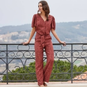 NKD  Damen-Schlupfhose mit Paisley-Muster