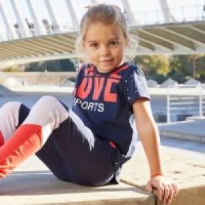 Kinder-Mädchen-T-Shirt mit Haarband-Set, 2-teilig 2.09 €