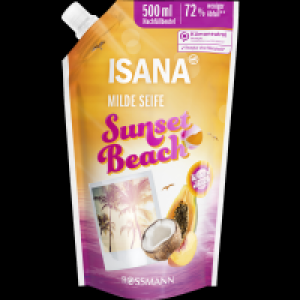 Isana Milde Seife Sunset Beach Nachfüllbeutel