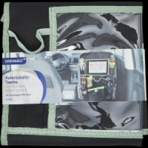 Ideenwelt Autorücksitz-Tasche Schwarz