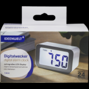 Rossmann Ideenwelt Digitalwecker weiss