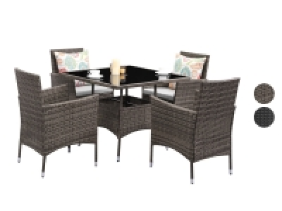 MeXo Essgruppe 4-Sitzer Lounge Set inkl. Polster