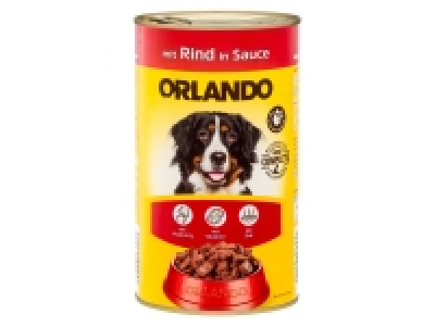 ORLANDO Hundevollnahrung Rind, 6x 1240g 1.39 €