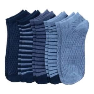 NKD  Herren-Sneaker-Socken mit tollem Muster, 5er-Pack