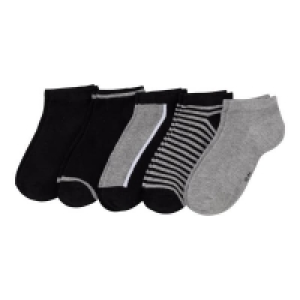 NKD  Herren-Sneakersocken mit verschiedenen Designs, 5er-Pack