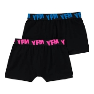 NKD  Jungen-Retroshorts mit Kontrast-Schriftzug, 2er-Pack