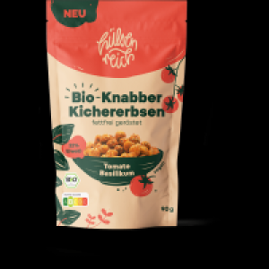 Rossmann Hülsenreich Bio Knabber-Kichererbsen Tomate-Basilikum