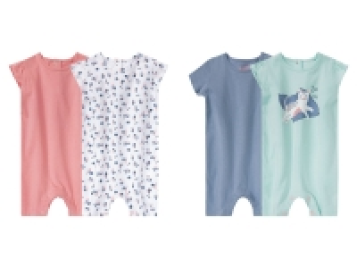 LUPILU® Baby Mädchen Pyjama, kurz, 2 Stück, aus reiner Bio-Baumwolle 6.99 €