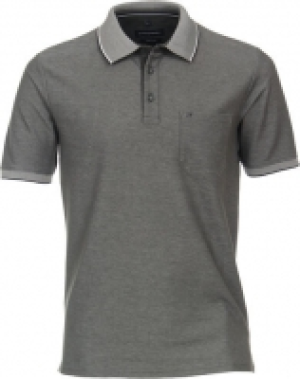 Casa Moda Poloshirt, Brusttasche, Logo, für Herren
