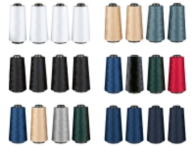 CRELANDO® Overlock Nähgarnspule 2.500m 4er 4.99 €