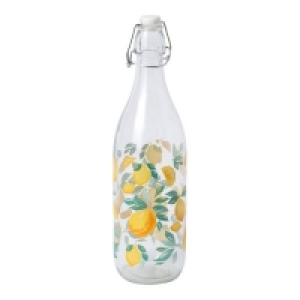 Flasche mit Früchte-Design, ca. 30,5x8cm, 1L 4.39 €