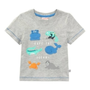 Baby-Jungen-T-Shirt in Melange-Optik 4.39 €