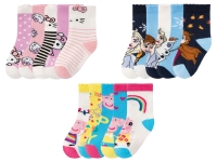 Lidl  Kinder Kleinkinder Mädchen Socken, 5 Paar, besonders weich und anschmi