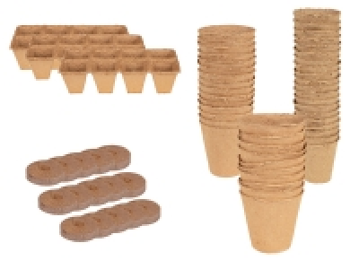 Lidl Parkside® PARKSIDE® Anzuchttöpfe Zellulose und Quelltabletten