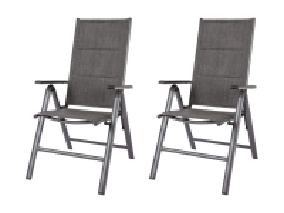 Livarno Home Alu-Hochlehner »Toronto«, gepolstert, 2 Stück, anthrazit 69.98 €