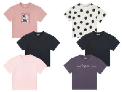 PEPPERTS® Mädchen T-Shirts, 3 Stück, aus reiner Baumwolle