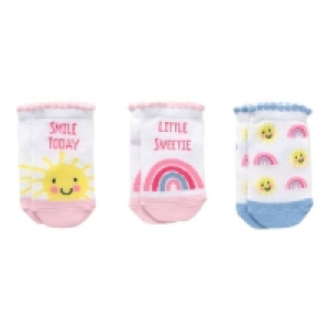 Baby-Mädchen-Sneaker-Socken mit Mäusezähnen, 3er-Pack 5.09 €