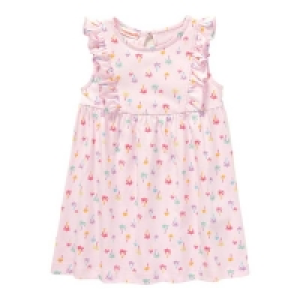 Baby-Mädchen-Kleid mit bunten Palmen 5.09 €