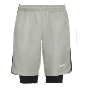 Slazenger Herren-2-in-1-Fitness-Bermudas mit Radlerhose 5.09 €